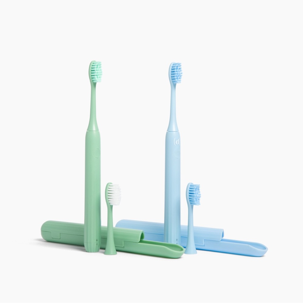 Denterity Sonic Toothbrush Duo: Travel-Ready Oral Care Essentials!